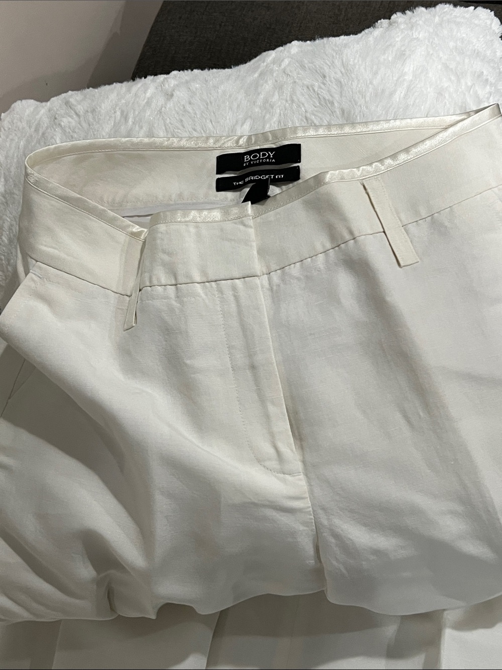 Victoria's Secret White Tailored Dress Pants